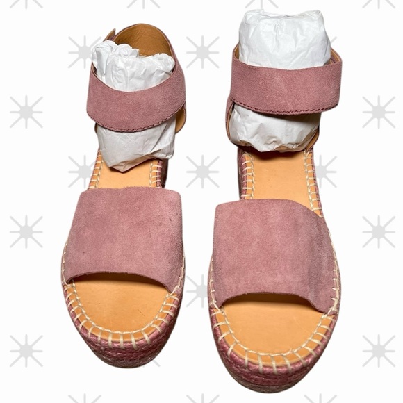 Frye Amber Espadrille Wedge Sandal Size 8 - Picture 2 of 7